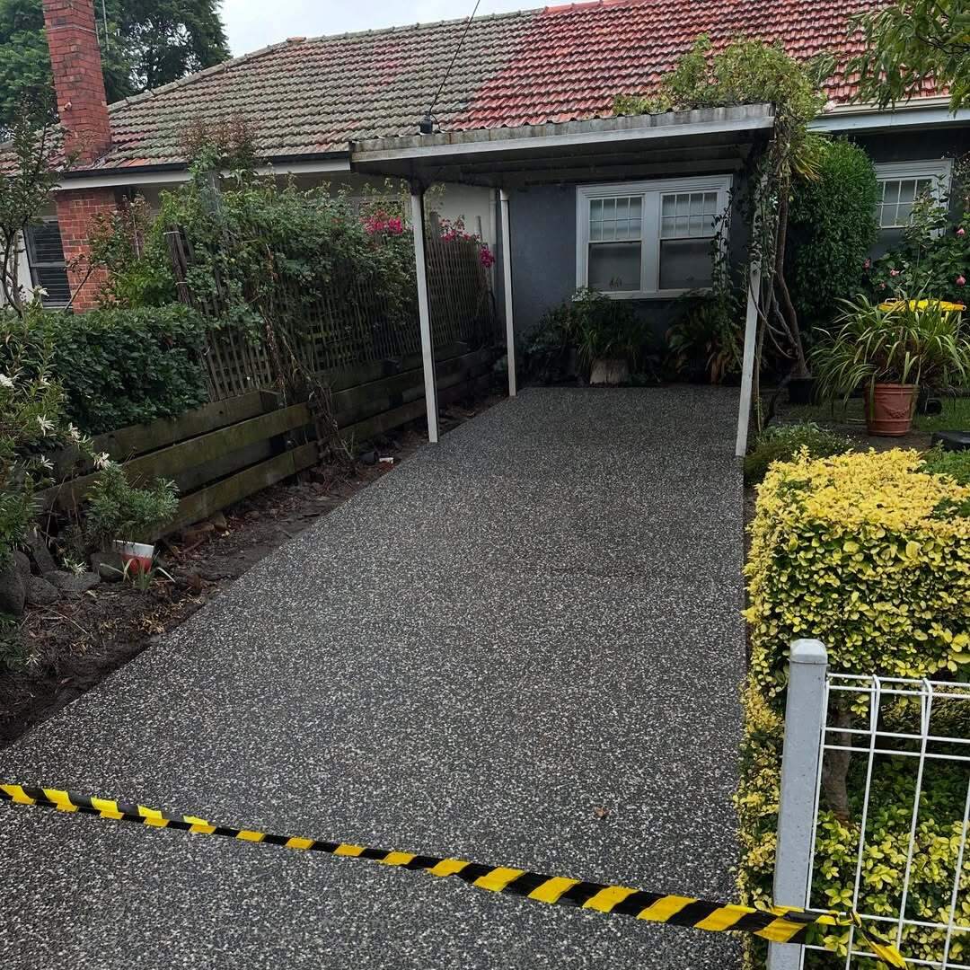 Exposed Aggregate Concrete driveways Sunbury