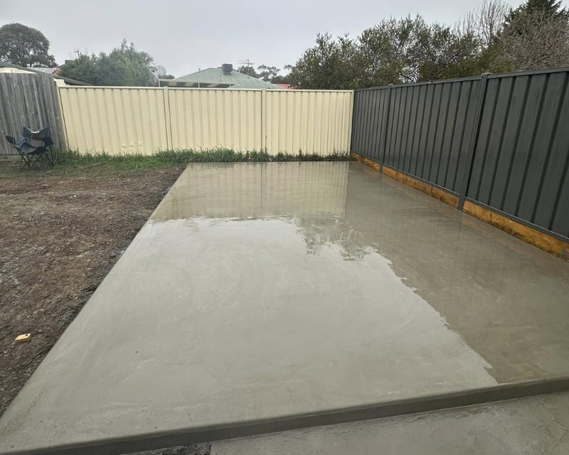 outdoor Concrete Shed Slabs installation Melbourne